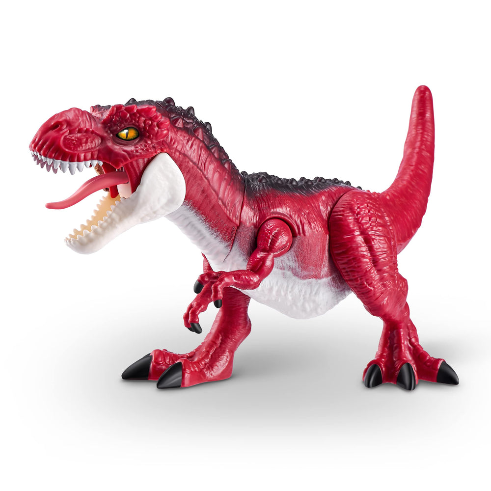 Robo Alive Dino Action T-Rex tail-activate pose showing claws