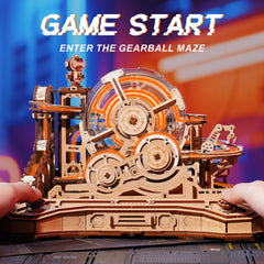 ROBOTIME 3D marble run gift idea for puzzle lovers and STEM fans.