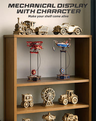 ROBOTIME 3D puzzle assembly guide helps beginners complete the model.