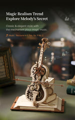 ROBOTIME AMK63 Winding mechanism moves the bow in action