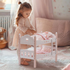 ROBOTIME size 21.7 x 11.9 x 18.1 inches fits 20-inch dolls.