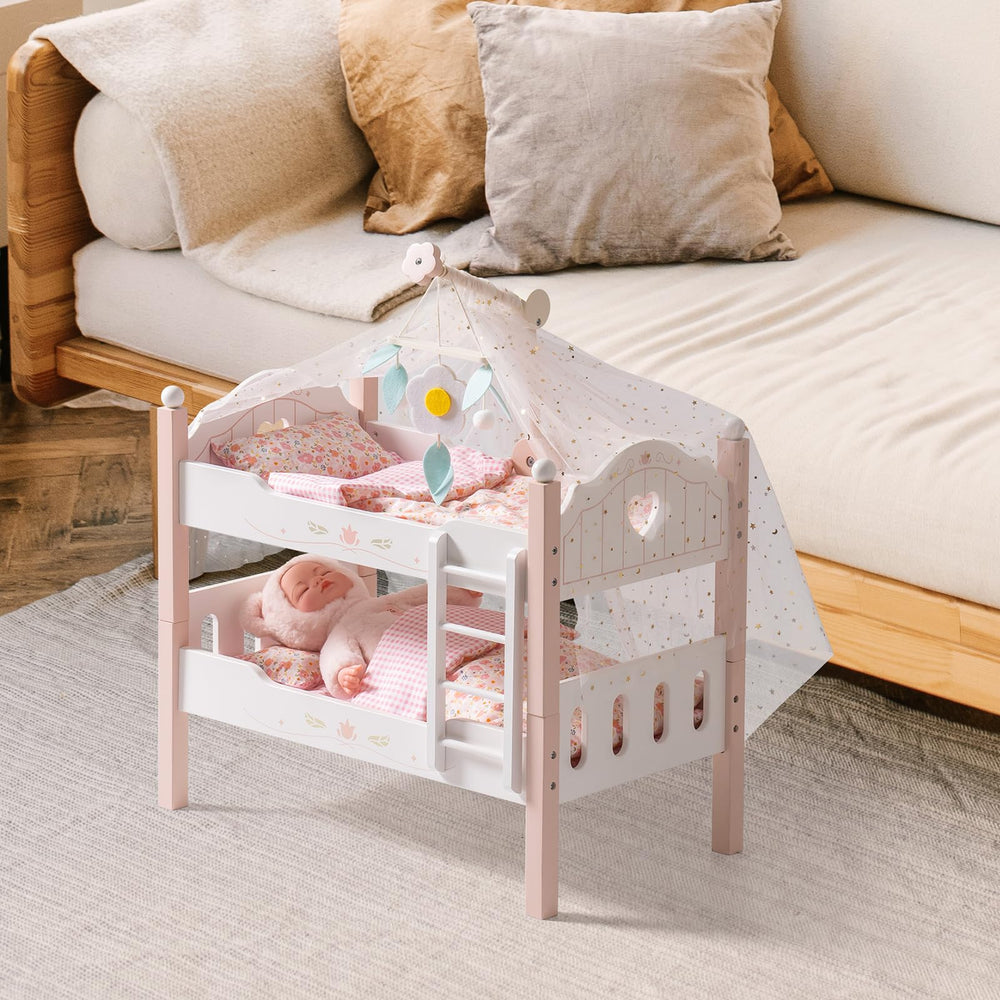 ROBOTIME non-toxic wood ensures safe, long-lasting pretend play.