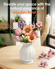ROBOTIME customize flower height to create unique arrangements.