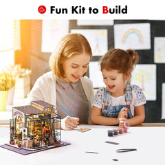 Robotime Emily's Flower Shop fosters hands-on creativity and family bonding through building