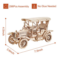 ROBOTIME MC801 offers a brain teaser gift for antique car enthusiasts