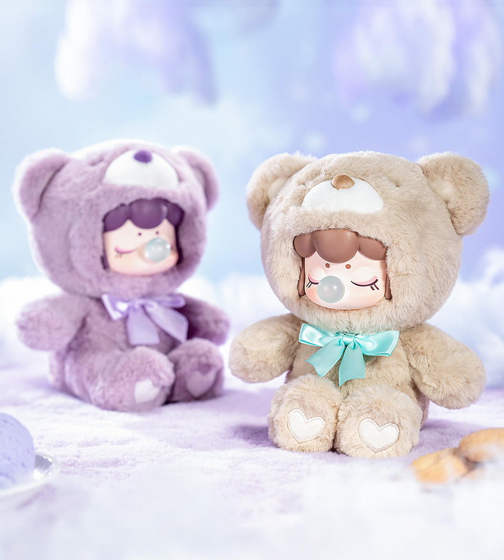 Robotime Nanci plush doll displayed on shelf.