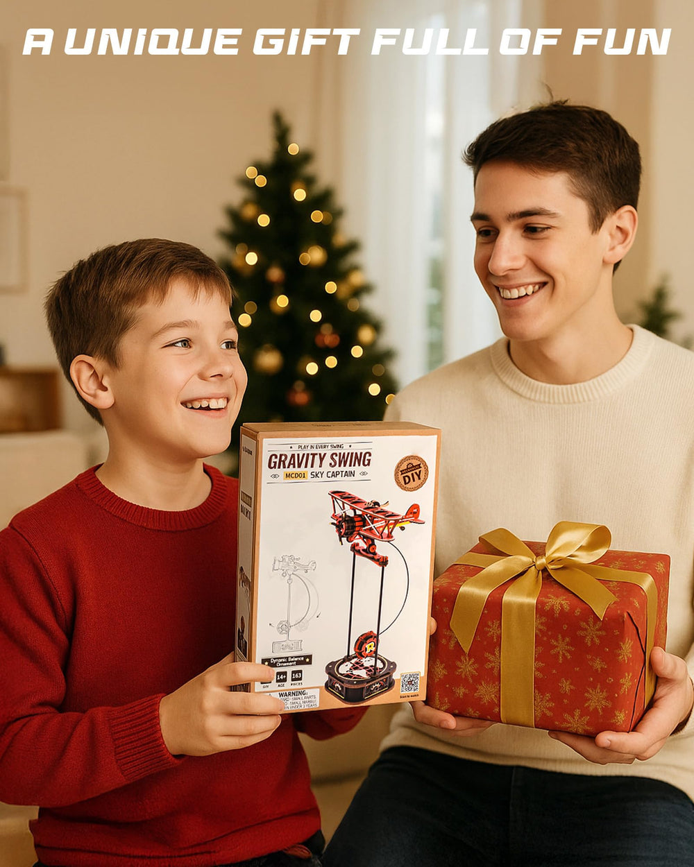 ROBOTIME propellers rotate smoothly, adding realism to the model during assembly.