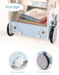 Robotime Vacation Bus Walker assembly kit includes simple tools and instructions