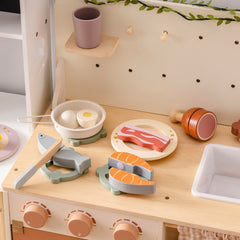 ROBOTIME wooden bread slices for realistic kitchen role play