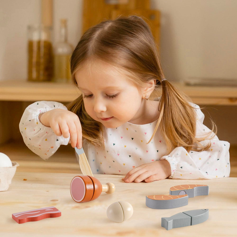 ROBOTIME wooden eggs for breakfast pretend meals