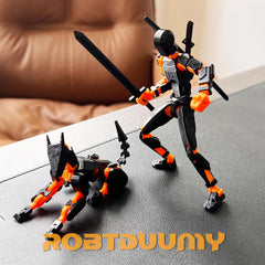 ROBTDUUMY T13 side view showing compact size for desk setups.