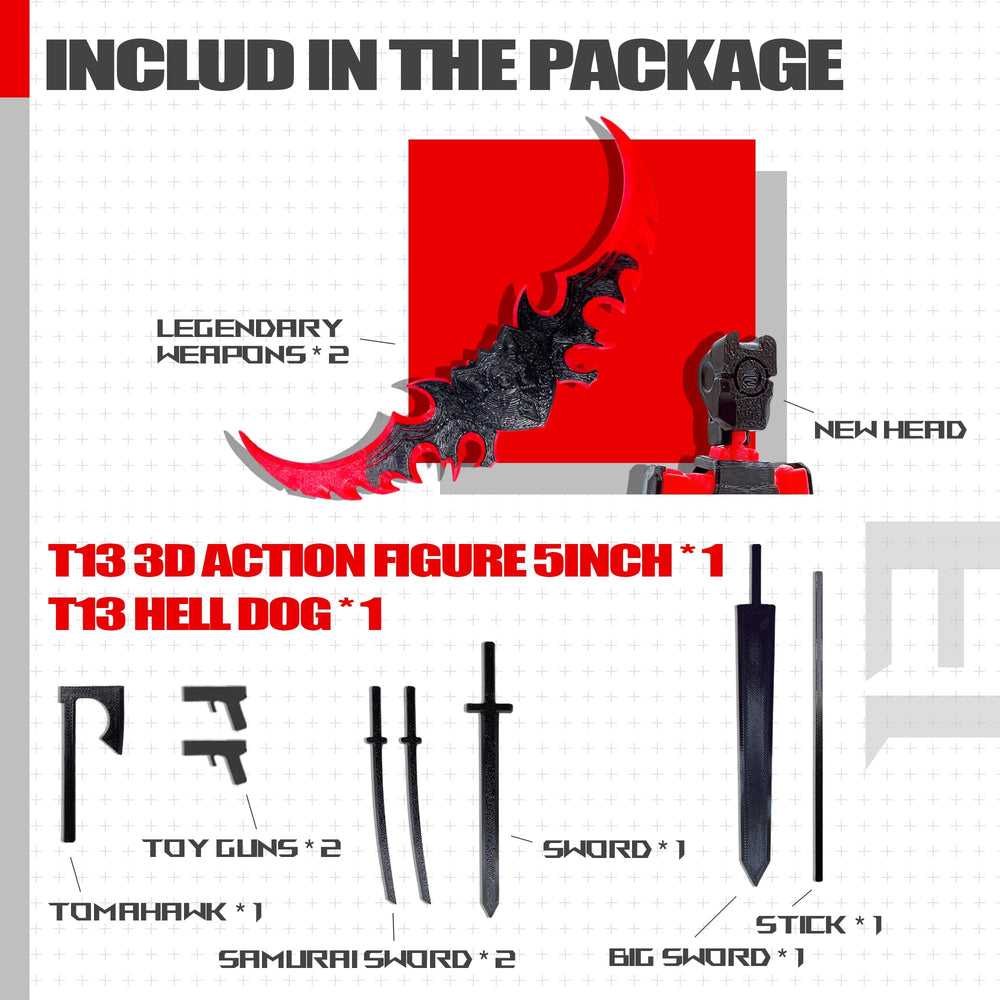 ROBTDUUMY Titan 13 detailed surface texture enhances realism.