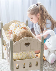 ROBUD Gift-ready doll bunk bed suitable for birthdays