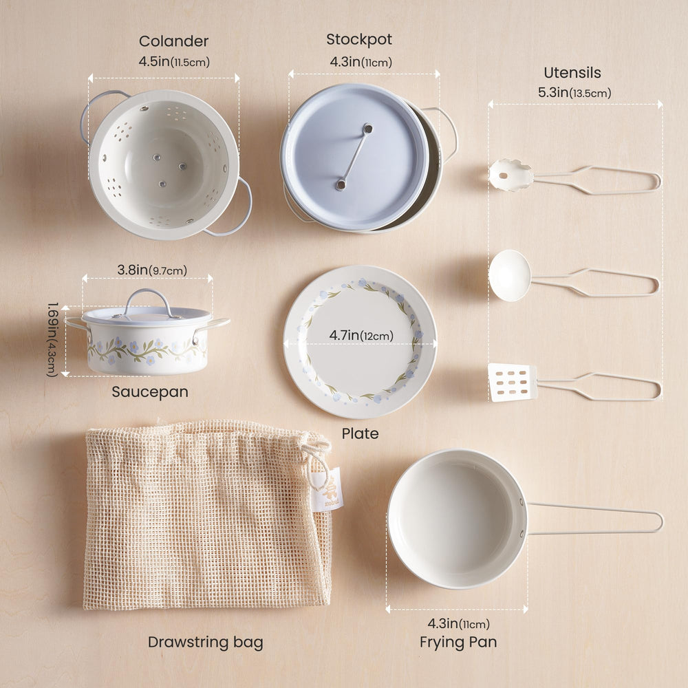 ROBUD utensils set, easy-to-grip tools for budding chefs.