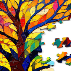 Rocorose finished puzzle size 275x1968 inches for wall display