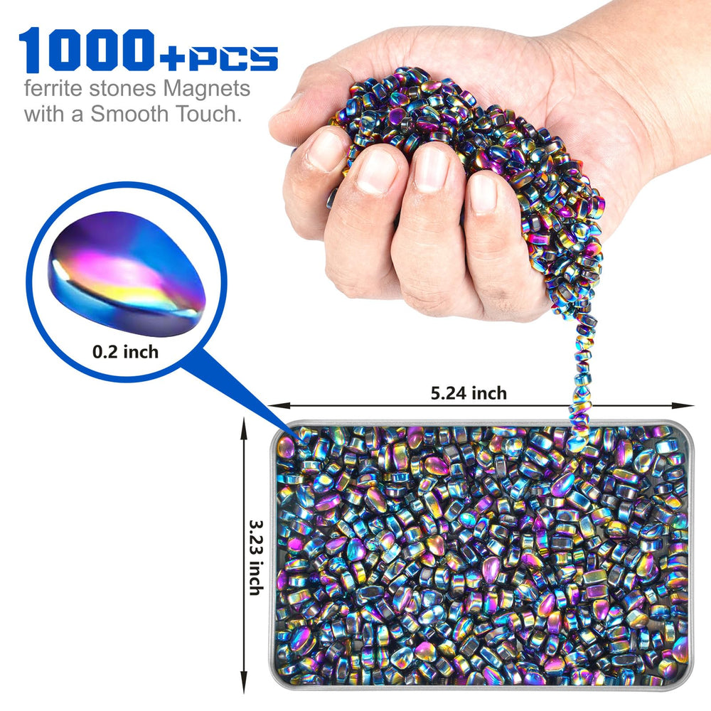 RODNM fidget particles close-up showing smooth texture for tactile focus