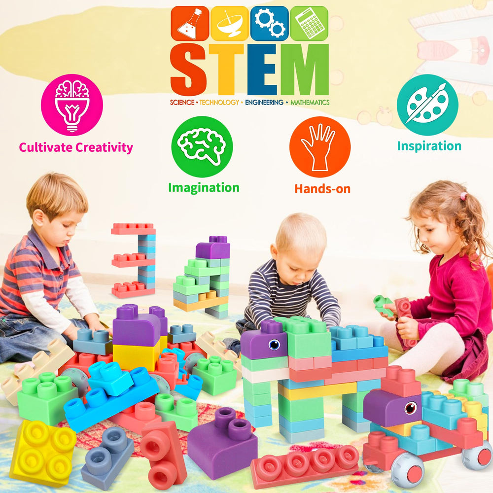 ROHSCE Gift-ready blocks set sparks creative play for birthdays and holidays.