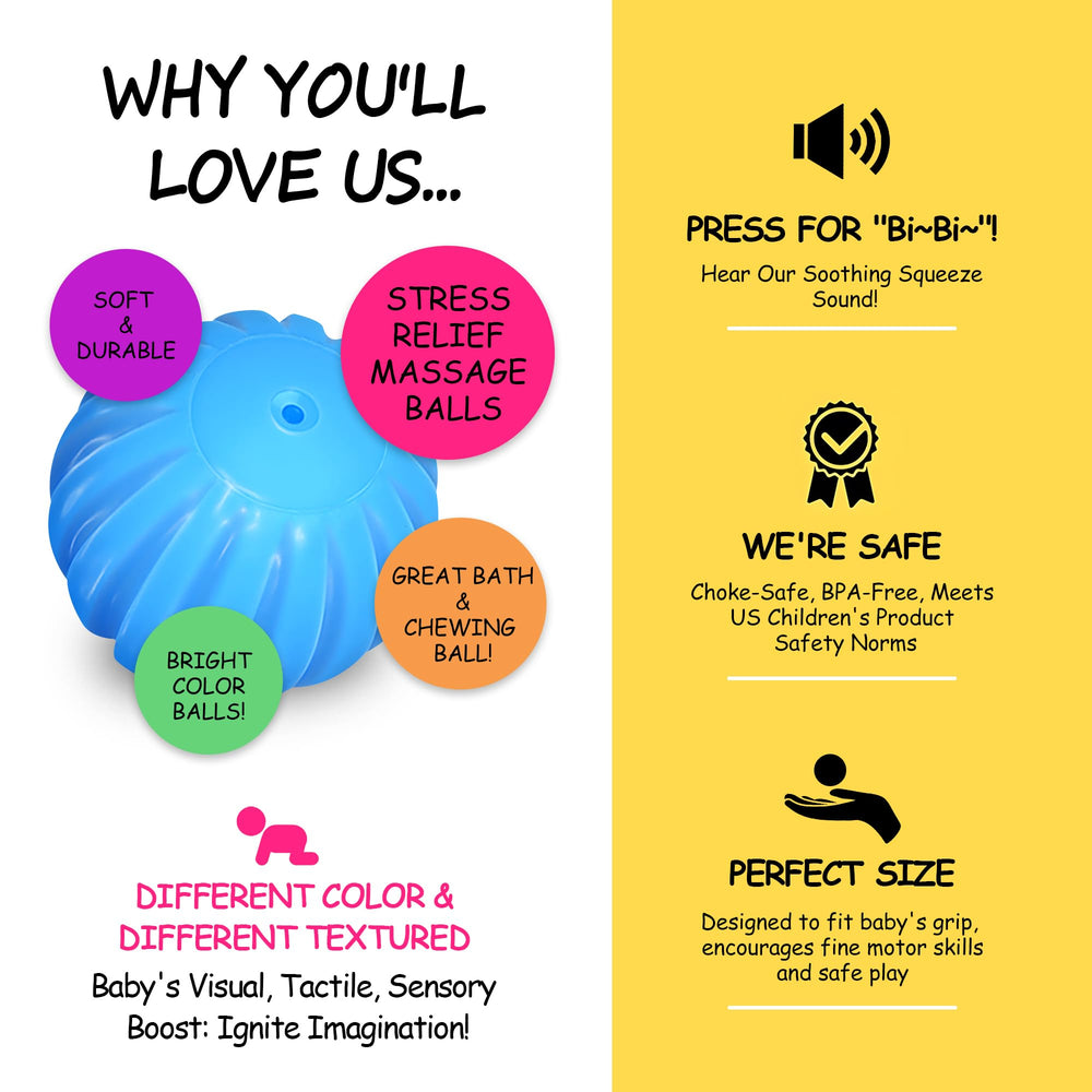 ROHSCE easter basket-friendly sensory balls for gifting and gentle play.