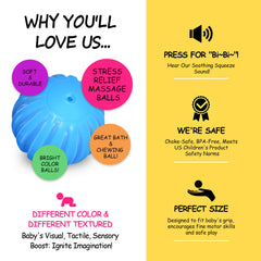 ROHSCE easter basket-friendly sensory balls for gifting and gentle play.