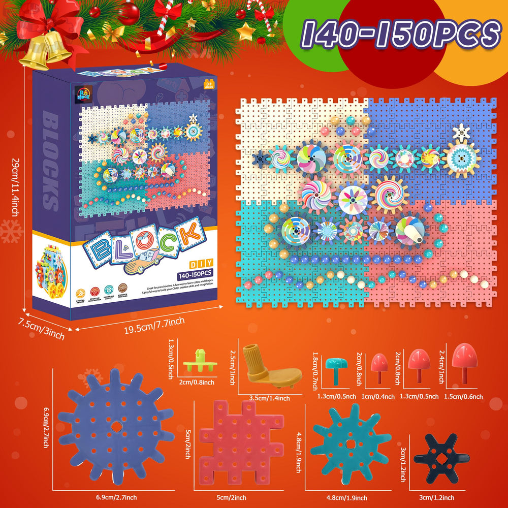 ROHSCE gear blocks suitable for classroom, home, and camp activities