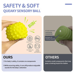 ROHSCE Montessori sensory balls with different textures for early tactile exploration