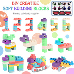 ROHSCE blocks support fine motor skills through grasping and stacking.