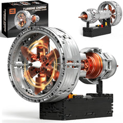 ROKAFU Turbojet front fan detail showcases intake dynamics for hands-on engine learners.