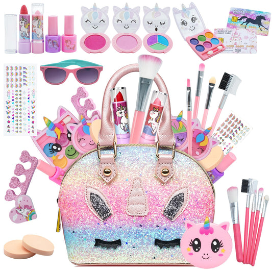 ROKKES pretend makeup set in a bag for portable imaginative play with a princess theme