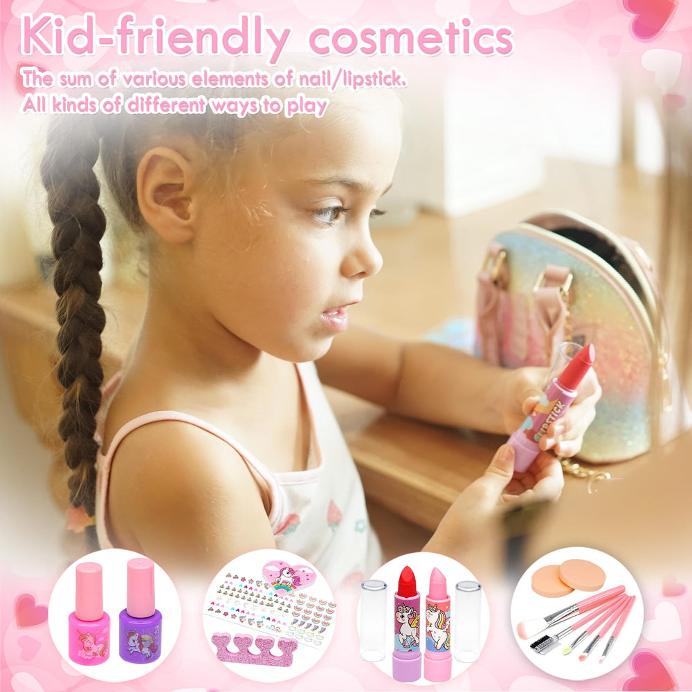 ROKKES textured foam makeup pieces resembling real cosmetics for pretend play