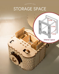 ROKR gear-top view demonstrating rotating mechanism opening the box.