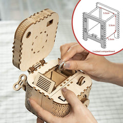 ROKR 3D puzzle box instruction brochure shows clear assembly guidance