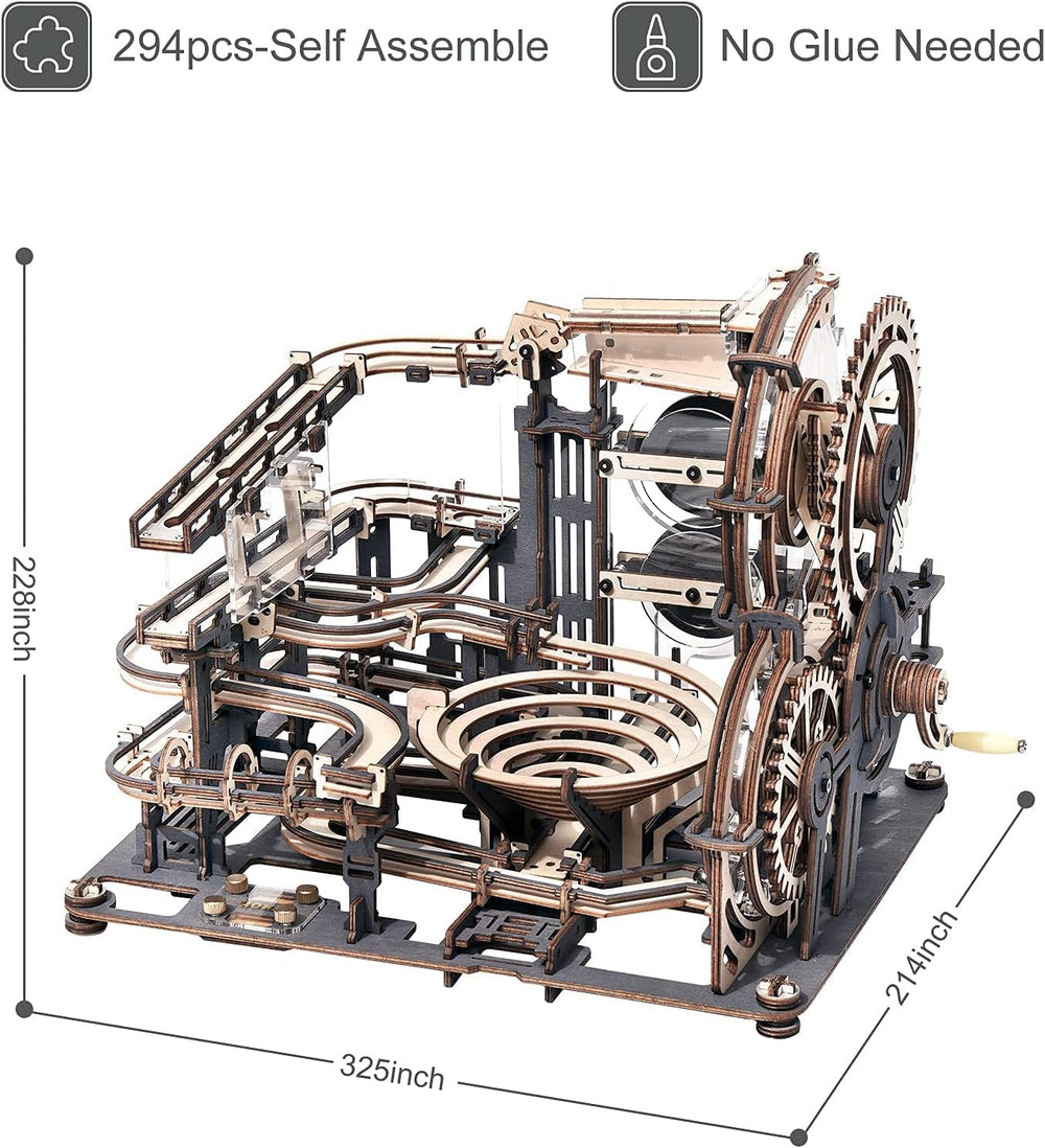 ROKR 3D puzzle gear train system illustrating interlocking mechanisms for learning