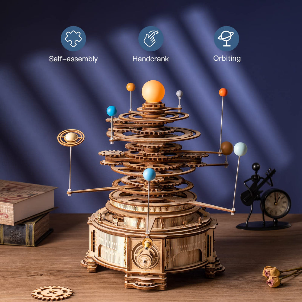 ROKR orbiting planets show motion and spark curiosity on your desk or shelf