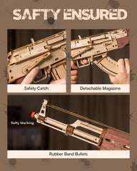 ROKR AK47 wooden targets set for practice and precision focus