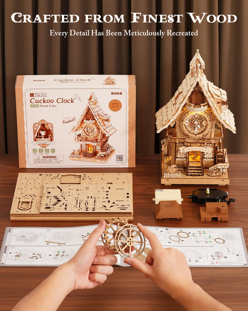 ROKR assembly kit encourages hands-on creativity and mindful building