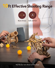 ROKR catapult kit instruction booklet guides the step-by-step build process.