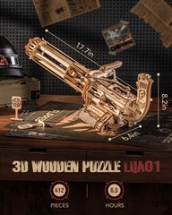 ROKR 3D puzzle 30-degree ergonomic handle for secure grip