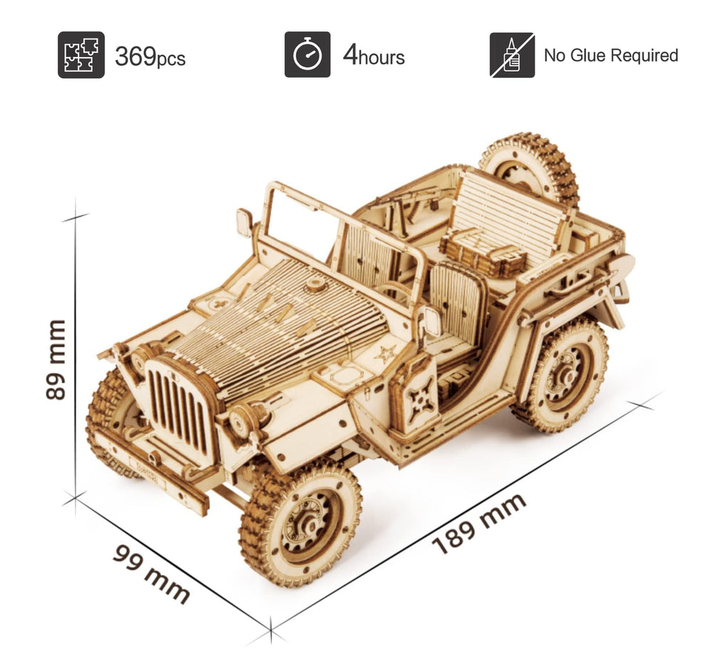 ROKR laser-cut plywood puzzle delivers durable parts and clean joins
