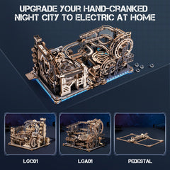 ROKR Marble Night City LGA01 shows dynamic motion for a stylish workspace