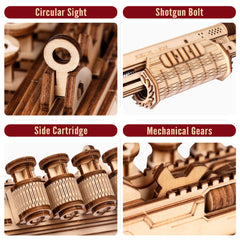 ROKR plywood parts included with spare pieces for easy repairs