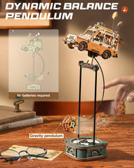 ROKR puzzle assembly parts wood—high-quality pieces for satisfying building sessions.