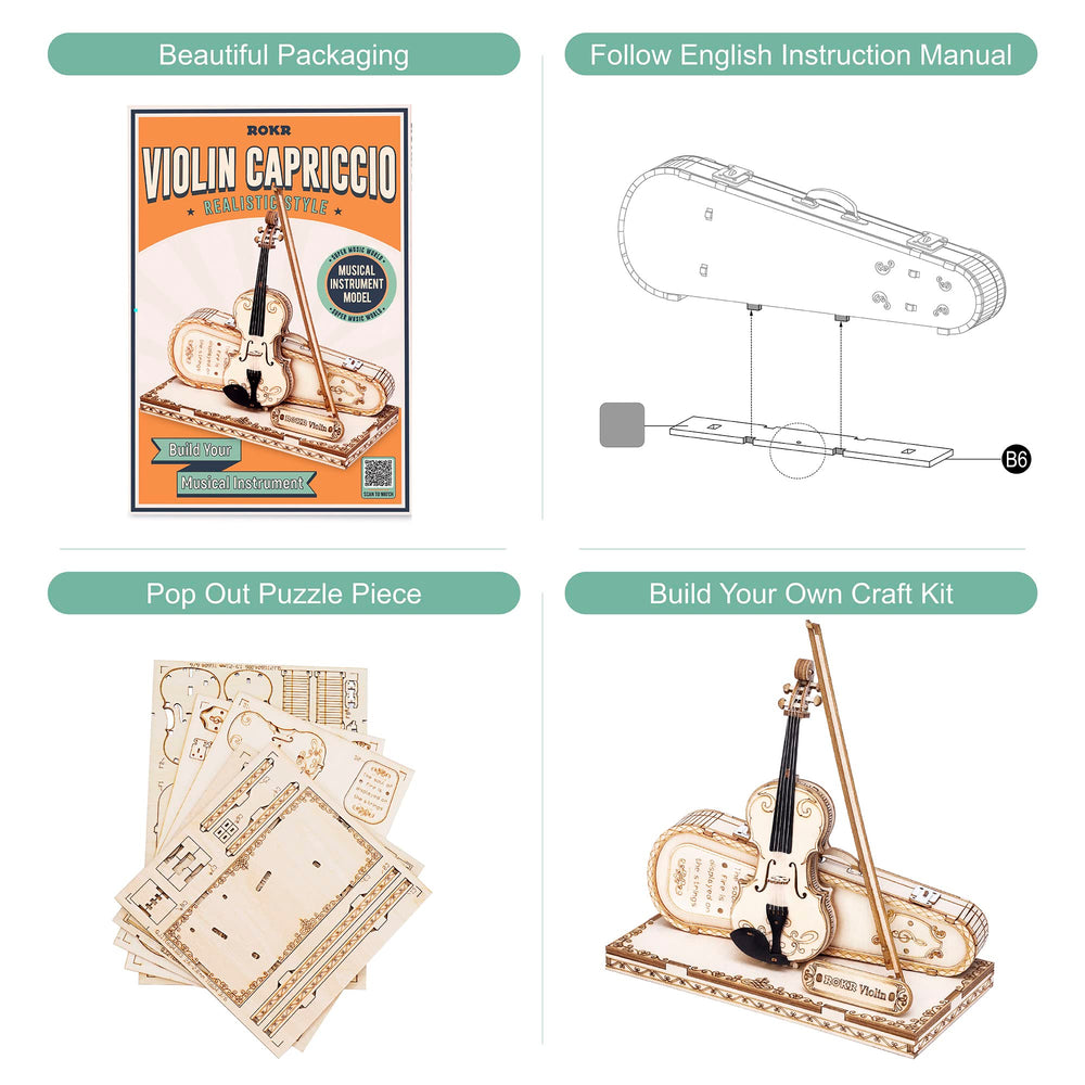 ROKR rounded-edge safety design helps kids enjoy building with confidence.
