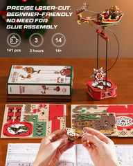 ROKR Santa on Sleigh dynamic balance demo appeals to curious minds and hobby builders.