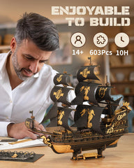 ROKR Seahorse Barque cannons revealed by a sliding mechanism for drama