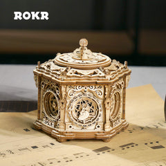 ROKR Secret Garden laser-cut pieces ensure easy assembly and sturdy construction.