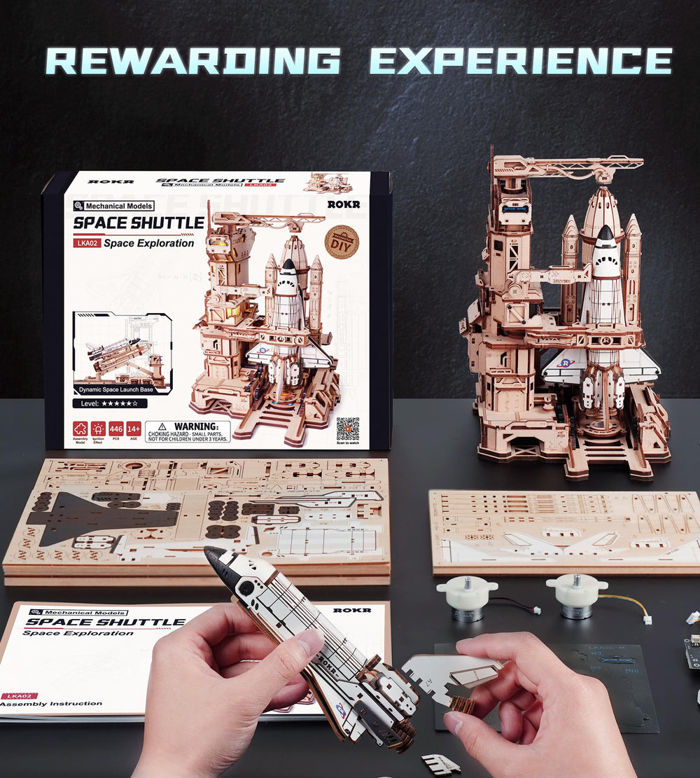 ROKR 1 420 scale shuttle ready for collection and showcase