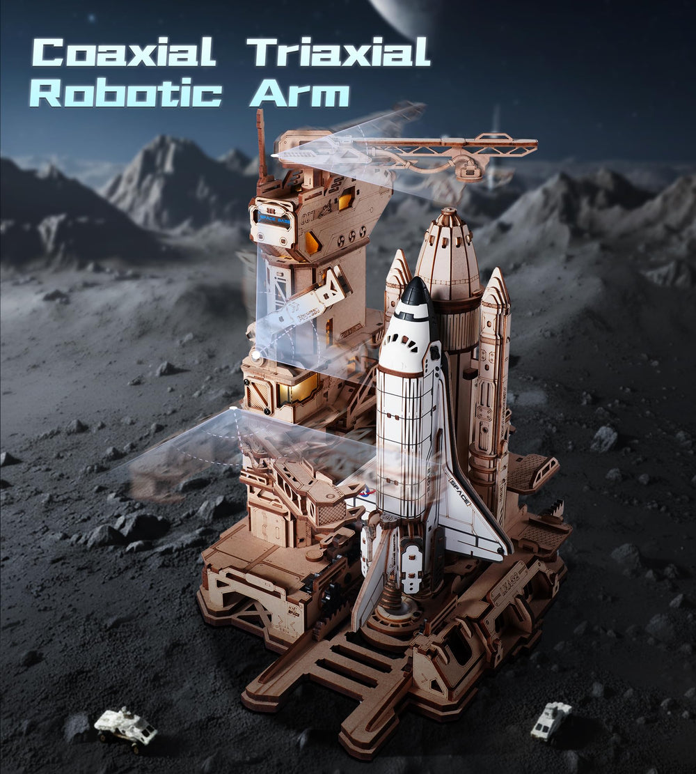 ROKR triple arm rotation simulating pre launch alignment details