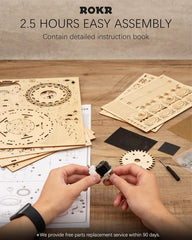 ROKR step-by-step-manual guides newcomers through the assembly clearly