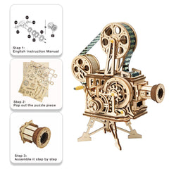 ROKR Vitascope interlocking gear system demonstrates seamless mechanical assembly.