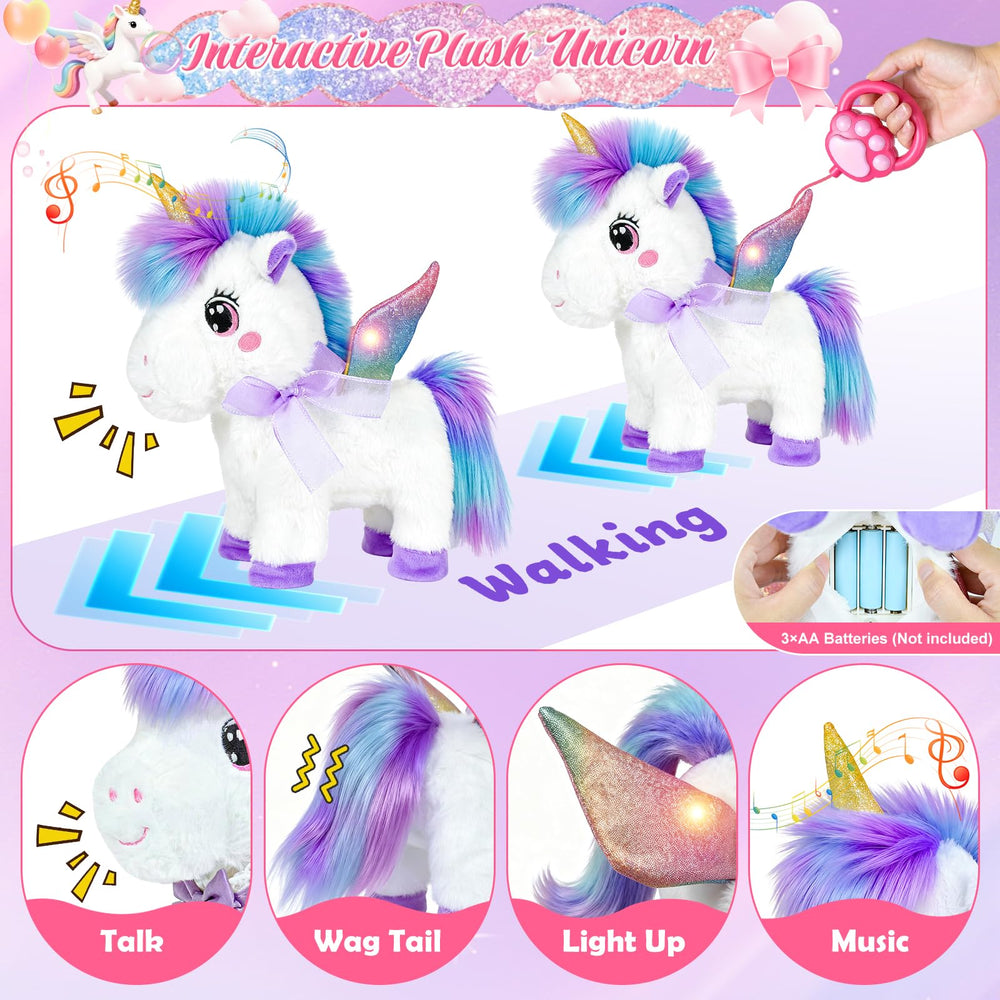 Rolevoria Unicorn Light-Up Cape adds a magical glow for dress-up adventures.